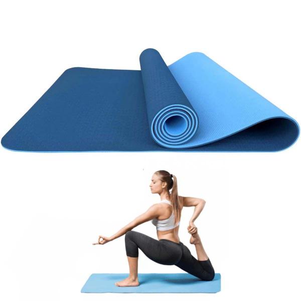 Imagem de Tapete De Yoga Grande Pilates Cardio Alongamento Fisioterapia Exercicio Fisico Casa Academia Treino Funcional Antiderrapante Fitness