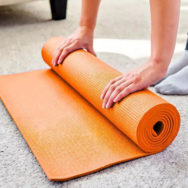 Imagem de Tapete de Yoga Treino Pilates Ginastica Fisioterapia Alongamento Exercicio em Casa Academia Fitness Musculaçao Funcional Meditaçao Ioga