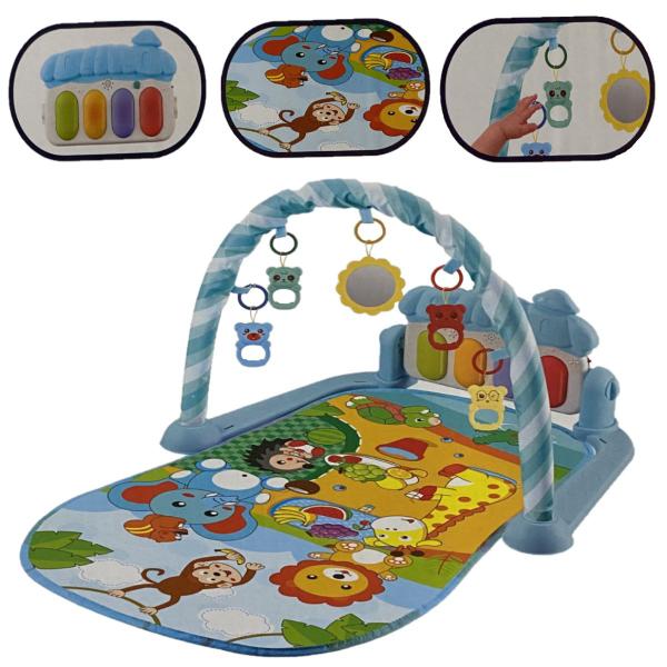 Tapete Educativo Musical Azul Móbile Infantil + Dog 7 Musica - Color Baby Imagem de Tapete Educativo Musical Azul Móbile Infantil + Dog 7 Musica