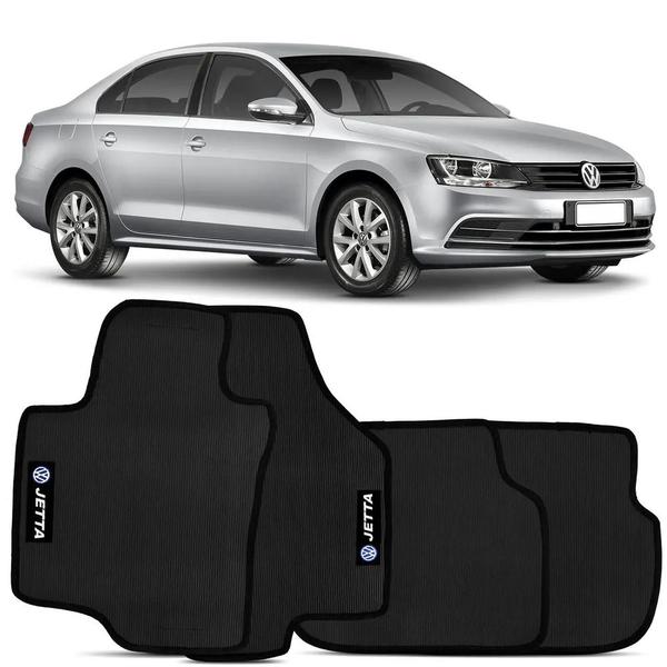 Tapete Emborrachado Jetta 11/18 Bordado 04 Peças - Flash Imagem de Tapete Emborrachado Jetta 11/18 Bordado 04 Peças