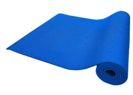 Imagem de Tapete Eva Antiderrapante Pilates Yoga Azul 1 Fit