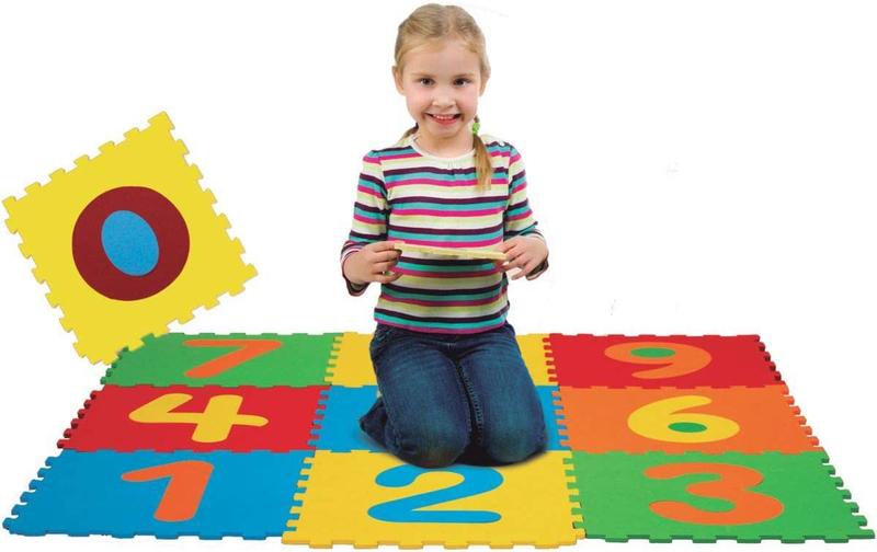 Imagem de Tapete Eva Infantil Tatame Emborrachado Colorido Numérico EVA LS 10 pc