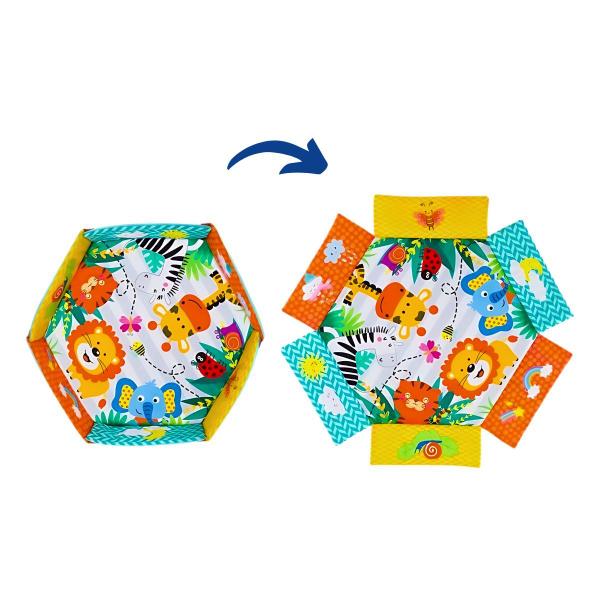 Imagem de Tapete Ginásio Com Bolinhas Para Bebê Party Azul Maxi Baby