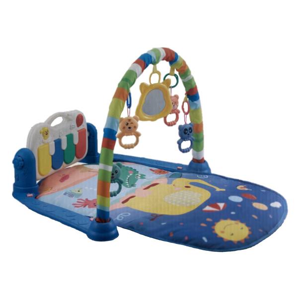 Tapete Ginásio Musical Bebê Menino Piano Alegria Azul C/ USB - Color Baby Imagem de Tapete Ginásio Musical Bebê Menino Piano Alegria Azul C/ USB