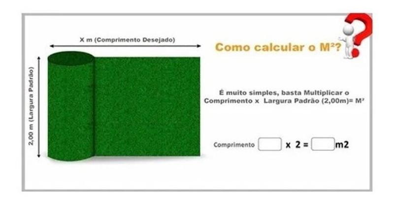 Tapete Grama Sintetica Diversas Utilidades 2X1M 2M 20Mm - Cr Gramas Imagem de Tapete Grama Sintetica Diversas Utilidades 2X1M 2M 20Mm