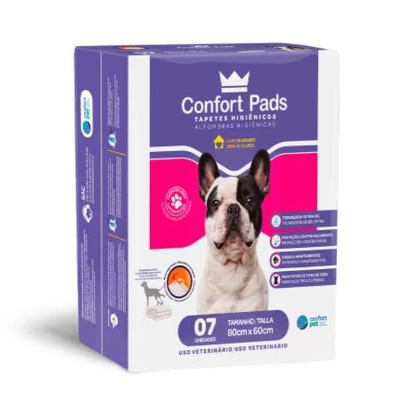 Imagem de Tapete higienico confort pads roxo (80x60) 7 und