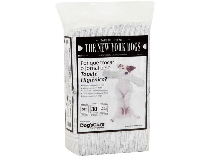 Imagem de Tapete Higiênico Dogs Care The New York Dogs - 80x60cm 30 Unidades