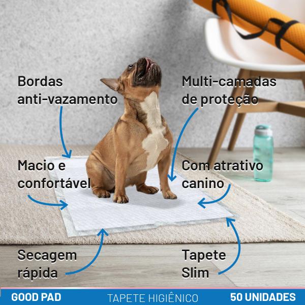 Imagem de Tapete Higienico Good Pad 60x60 Com 50 Und Super Absorção