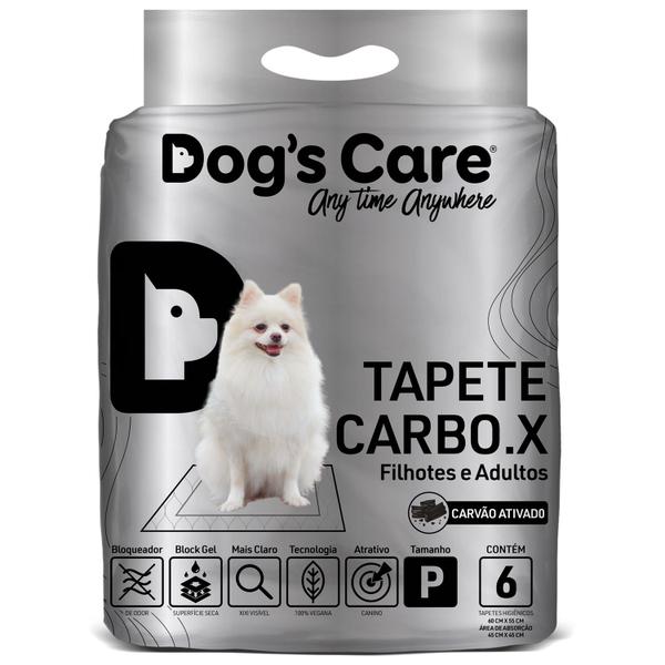 Imagem de Tapete Higiênico P/cães Ecotapete Carbo X 55x60cm - 06 Un