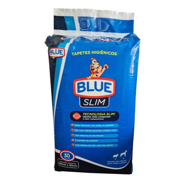 Imagem de Tapete Higiênico para cães Blue Slim 30un kit com 3 pacotes