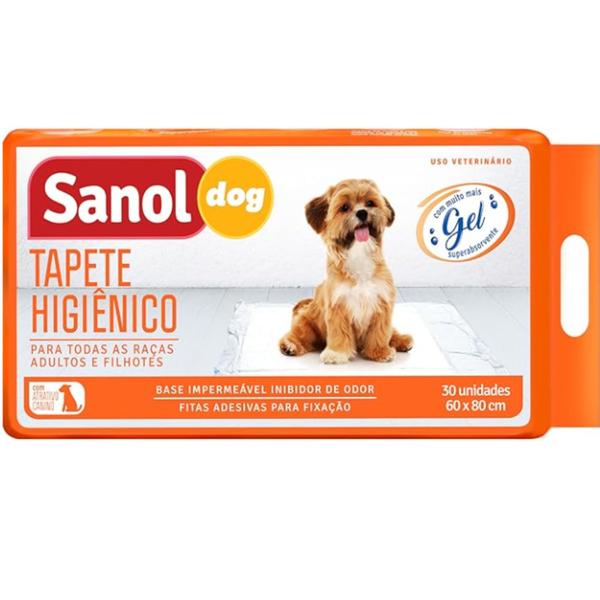 Imagem de Tapete Higiênico para Cães Descartável Sanol Dog 30un