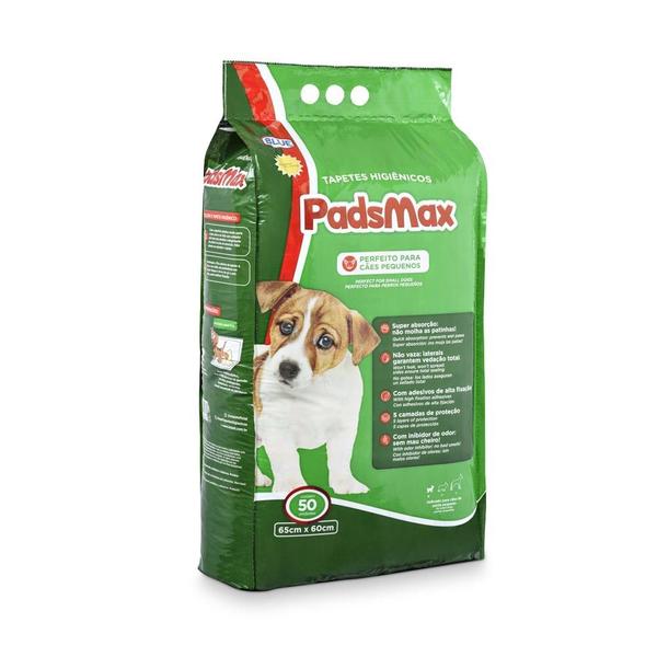 Imagem de Tapete Higiênico para Pet Pads Max 65x60cm 50 unidades Blue Mimo - 3