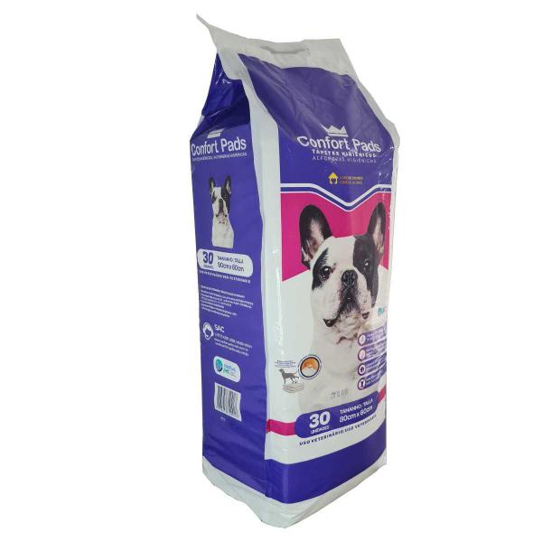 Imagem de Tapete Higienico Pet Confort Pads 80x60 - Pacote com 30 Un