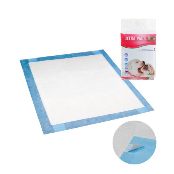 Imagem de Tapete Higiênico Pet P/ Cães Ultra Pads 60x60 2 Pacotes Kit