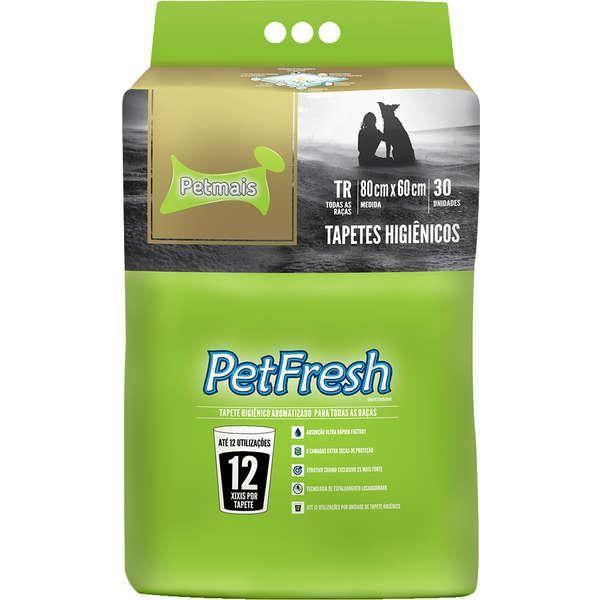 Imagem de Tapete Higiênico Petfresh 80X60Cm 30 Unidades Petmais