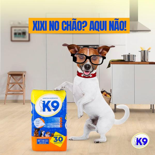 Imagem de Tapete Higiênico Profissional 30 Unidades - 1ª Linha (80x60) Cães e Gatos