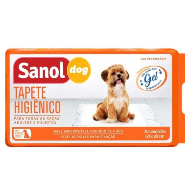 Imagem de Tapete Higiênico Sanol Dog 60 X 80 kit 2 unidades