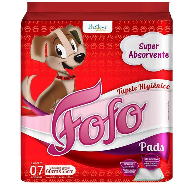 Imagem de Tapete Higiênico São Francisco Fofo Pads para Cães - 7 Unidades