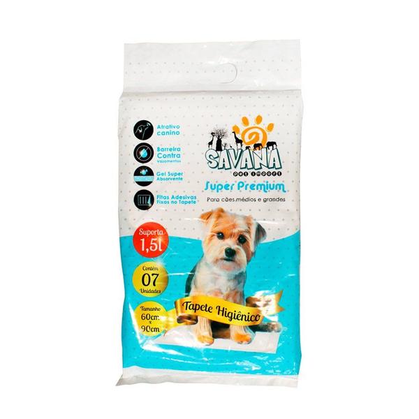 Imagem de Tapete Higiênico Savana Super Premium Cães - 7 Unidades