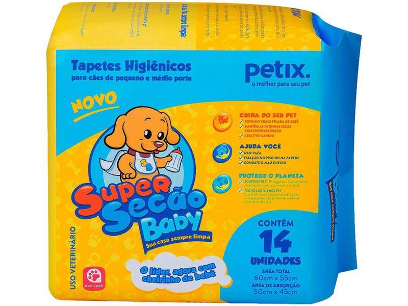 Imagem de Tapete Higiênico Super Secão Baby  - 14 Unidades