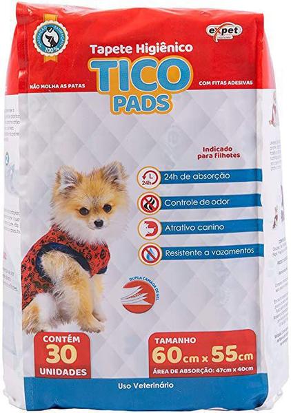 Imagem de Tapete Higiênico Tico Pads Com 50 Unidades