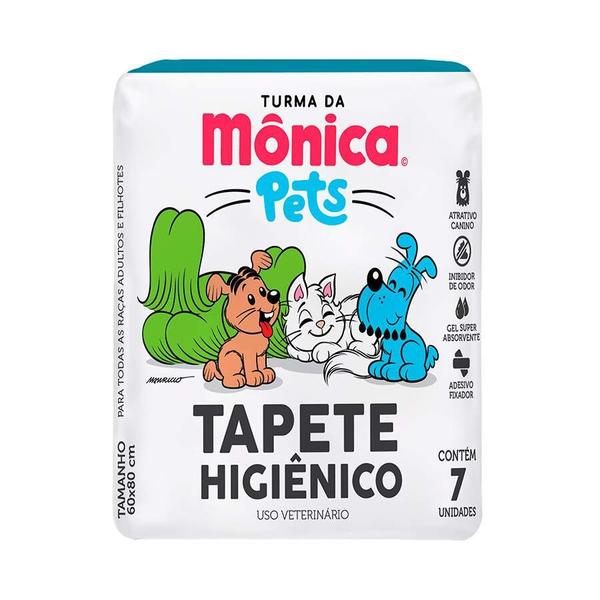 Imagem de Tapete Higiênico Turma da Mônica Pets para Cães 7 UN