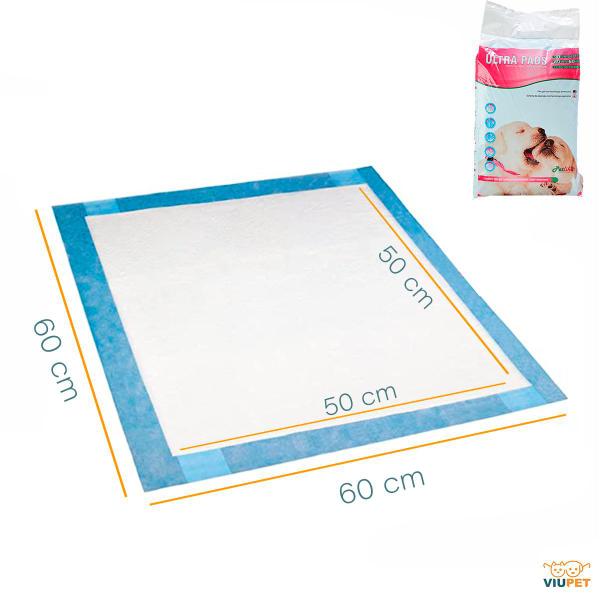 Imagem de Tapete Higiênico Ultra Pads 60x60 cm Super Absorvente - 30un