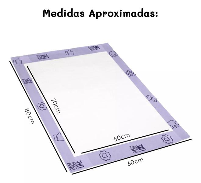 Imagem de Tapete Higiênico  Ultra Pads 60X80CM Lavanda