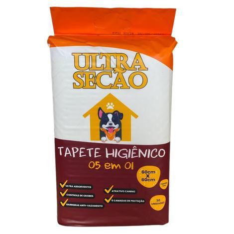 Imagem de Tapete higiênico ultra secão branco 30un 60x60cm