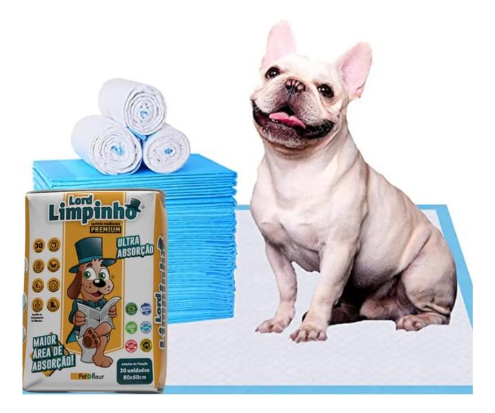 Imagem de Tapete Higiênico xixi cachorro Gel Anti Odor  30 Unid - 80x60