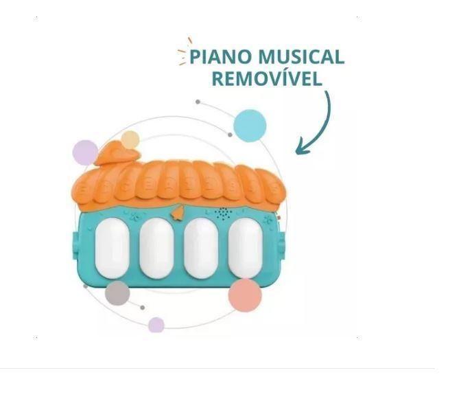 Tapete Infantil Atividades Bebê Com Mobile E Piano Estampado - Baby Toys Imagem de Tapete Infantil Atividades Bebê Com Mobile E Piano Estampado