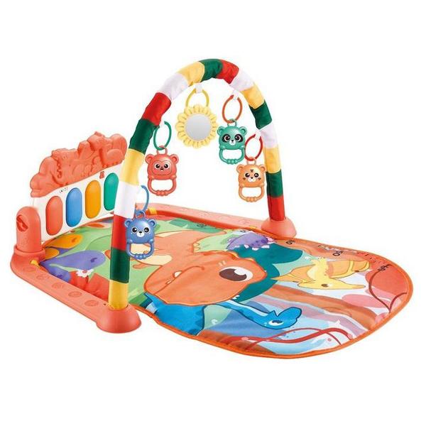 Tapete Infantil De Atividades Com Piano Dino Vermelho - COLOR BABY Imagem de Tapete Infantil De Atividades Com Piano Dino Vermelho