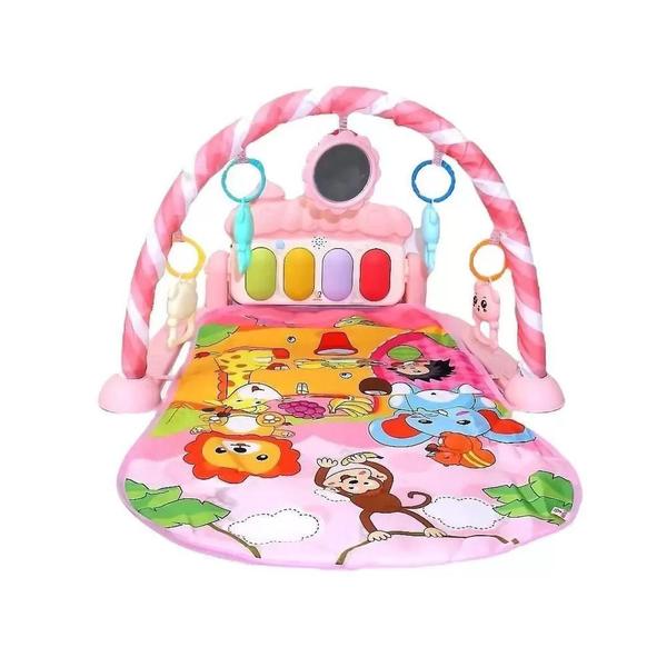 Imagem de Tapete Infantil Floresta Musical Rosa Menina Color Baby