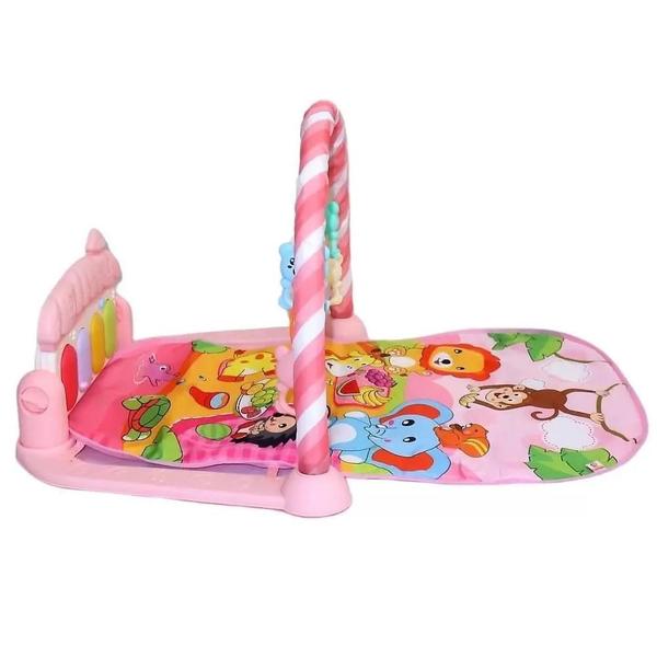 Imagem de Tapete Infantil Floresta Musical Rosa Menina Color Baby