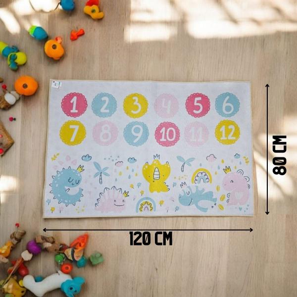 Imagem de Tapete Infantil Interativo pra Atividades Grande 120x80 cm Térmico Proteção