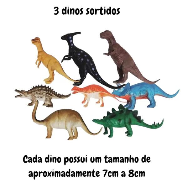 Imagem de Tapete Infantil Jurássico com Dinossauros Sortido Samba Toys