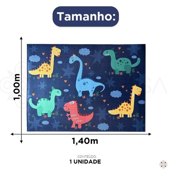 Imagem de Tapete Infantil Kids Menina Menino Quarto Jolitex 1,00x1,40