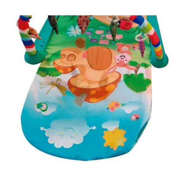 Imagem de Tapete Infantil Linha Baby Atividades Piano Interativo Caranguejo Zippy