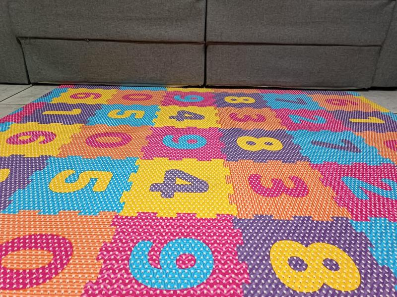 Tapete Infantil Números 5mm PVC 2m x 1,30m Kapazi Imagem de Tapete Infantil Números 5mm PVC 2m x 1,30m Kapazi