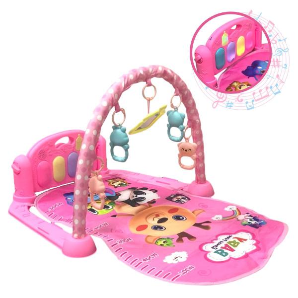 Imagem de Tapete infantil piano rosa