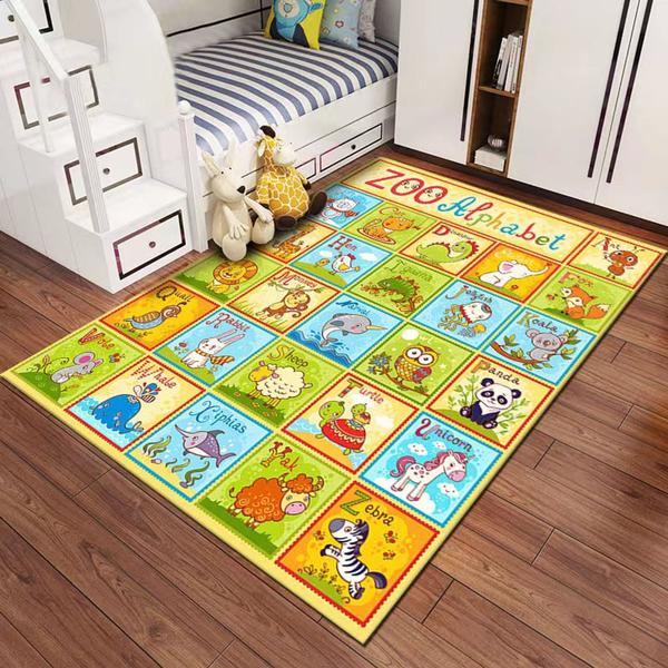 Imagem de Tapete Infantil Playgrou Kids Infantil 100cm X 140cm Quarto