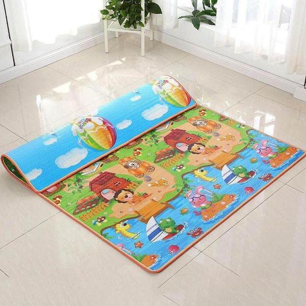 Imagem de Tapete Infantil Térmico Dobrável 180x117cm Bolsa Transporte