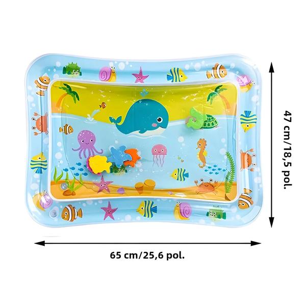 Imagem de Tapete Inflável para Bebês - Piscina Infantil de PVC para Brincar e Aprender