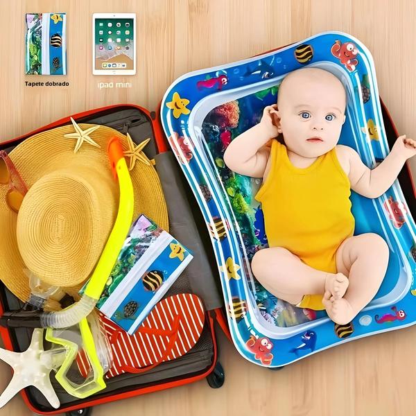Tapete Inflável para Tummy Time Infinno - Brinquedo Premium para Bebês e Crianças Imagem de Tapete Inflável para Tummy Time Infinno - Brinquedo Premium para Bebês e Crianças