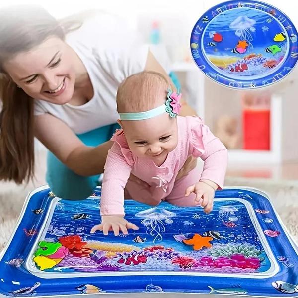 Tapete Inflável para Tummy Time Infinno - Brinquedo Premium para Bebês e Crianças Imagem de Tapete Inflável para Tummy Time Infinno - Brinquedo Premium para Bebês e Crianças