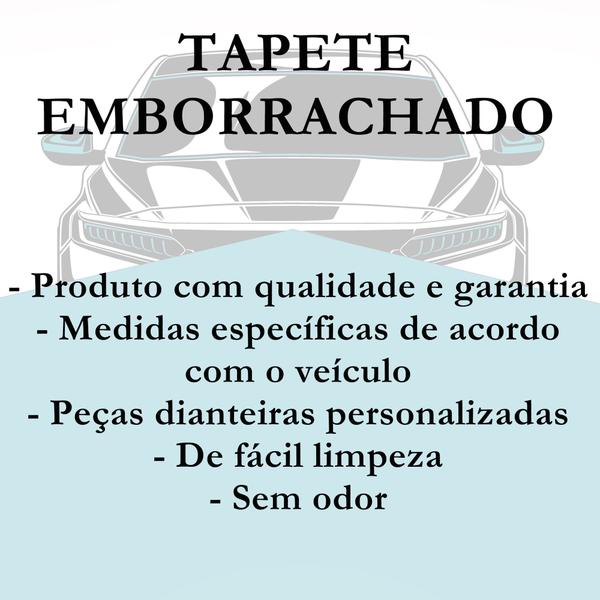 Imagem de Tapete Inteiriço de Borracha Personalizado Bordado Caminhão Volkswagen Worker 1990 a 2019 - V4385