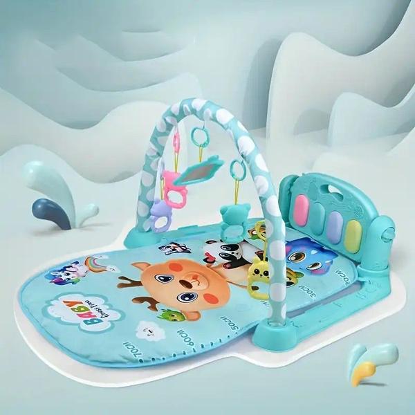 Imagem de Tapete Interativo Bebê Infantil Brinquedo Musical Som E Luz