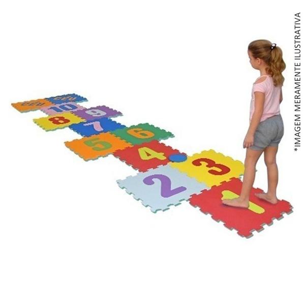 Tapete Jogo Amarelinha Em Eva - N De 0 A 9 - 30 X 30 X 1 Cm - EVAITI Imagem de Tapete Jogo Amarelinha Em Eva - N De 0 A 9 - 30 X 30 X 1 Cm
