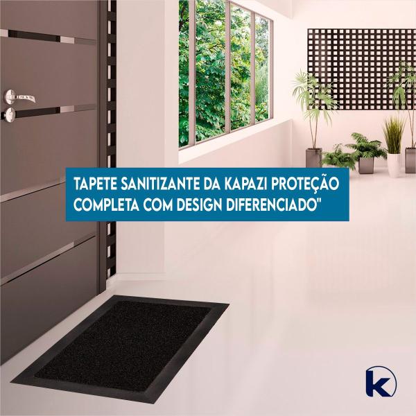 Imagem de TAPETE KAPAZI SANITIZANTE PRETO 38x58 E 40x60  Carpete