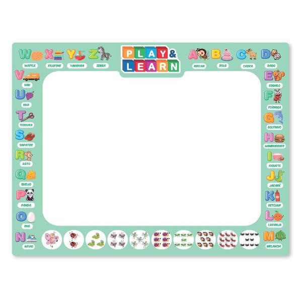 Imagem de Tapete Mágico Acqua Play e Learn Alfanumérico 32X44cm Multikids - BR1745